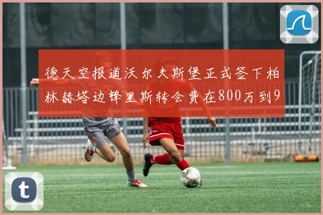 德天空报道沃尔夫斯堡正式签下柏林赫塔边锋里斯转会费在800万到900万欧之间